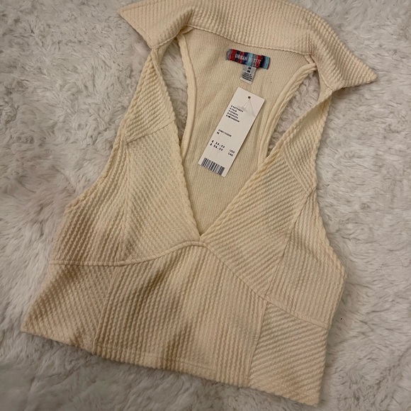urban outfitters / collared vest tank top - Picture 1 of 3